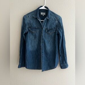 Express jean denim shirt XS TP